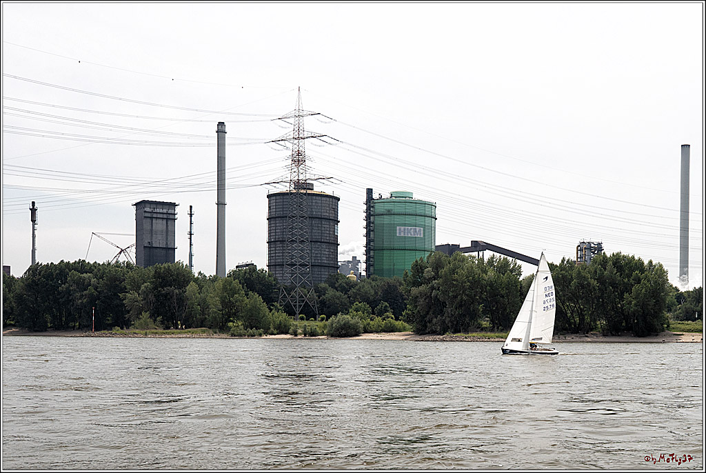 100 Jahre Rheinwoche 2022 - 3. Wettfahrt Duesseldorf  - Duisburg, 04.06.2022,